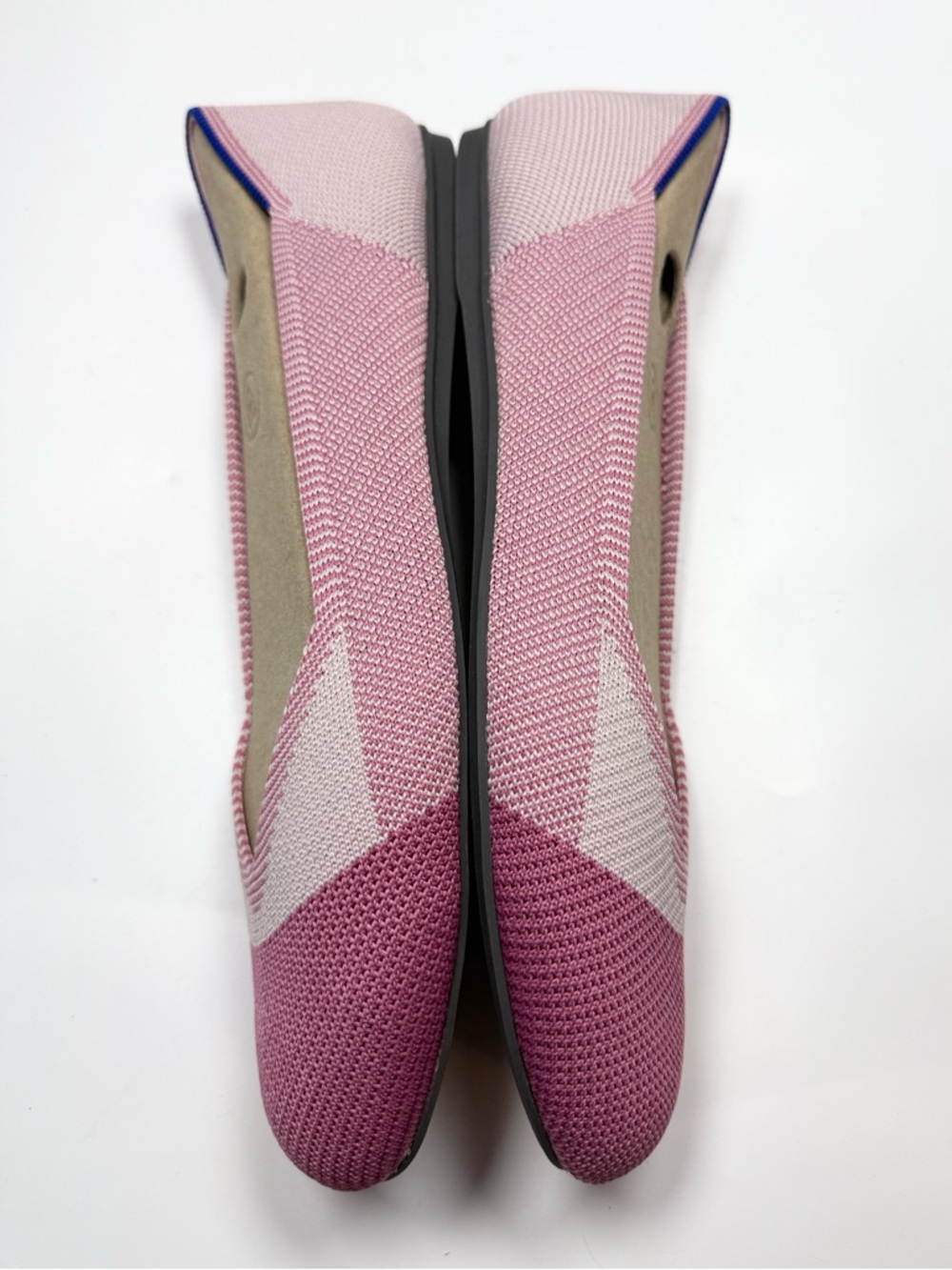 Rothy's Pink Captoe Flats Breast Cancer Awareness Retired NEW S-541 Sz 12 - Picture 4 of 10